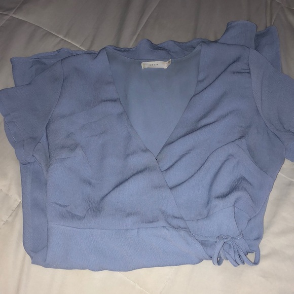 Nordstrom Blue wrap dress - Picture 2 of 5